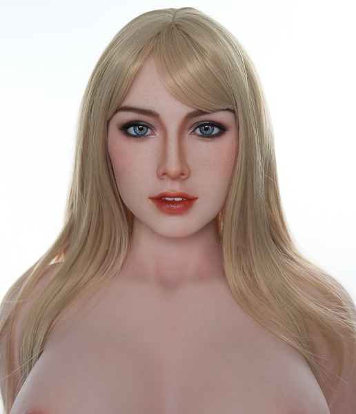 Blonde Haare mit Pony